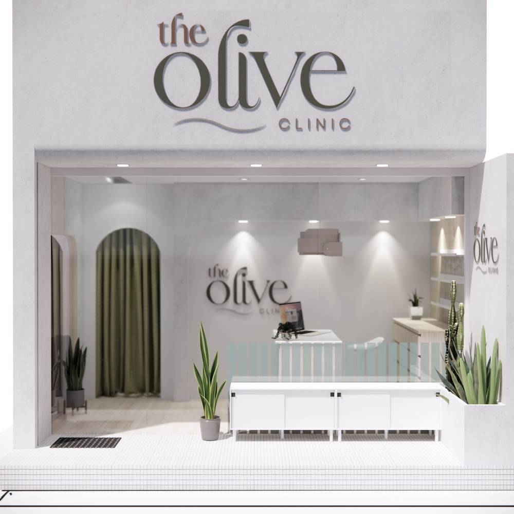 The Olive Clinic storefront render