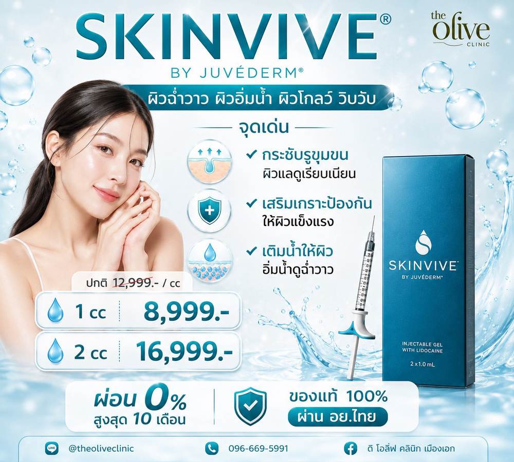 โปรแกรม Skinvive ราคา