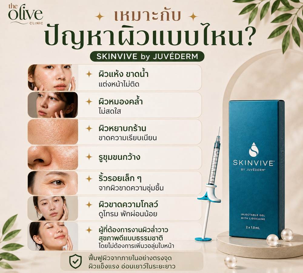 Skinvive เหมาะกับปัญหาผิวแบบไหน